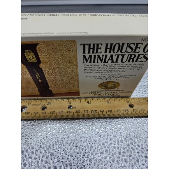 The House Of Miniatures William & Mary Tall Case Clock Model Kit No. 40018 - Picture 12 of 12